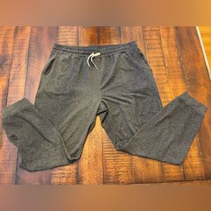 Vuori Heathered Dark Gray Performance Joggers - Size XL